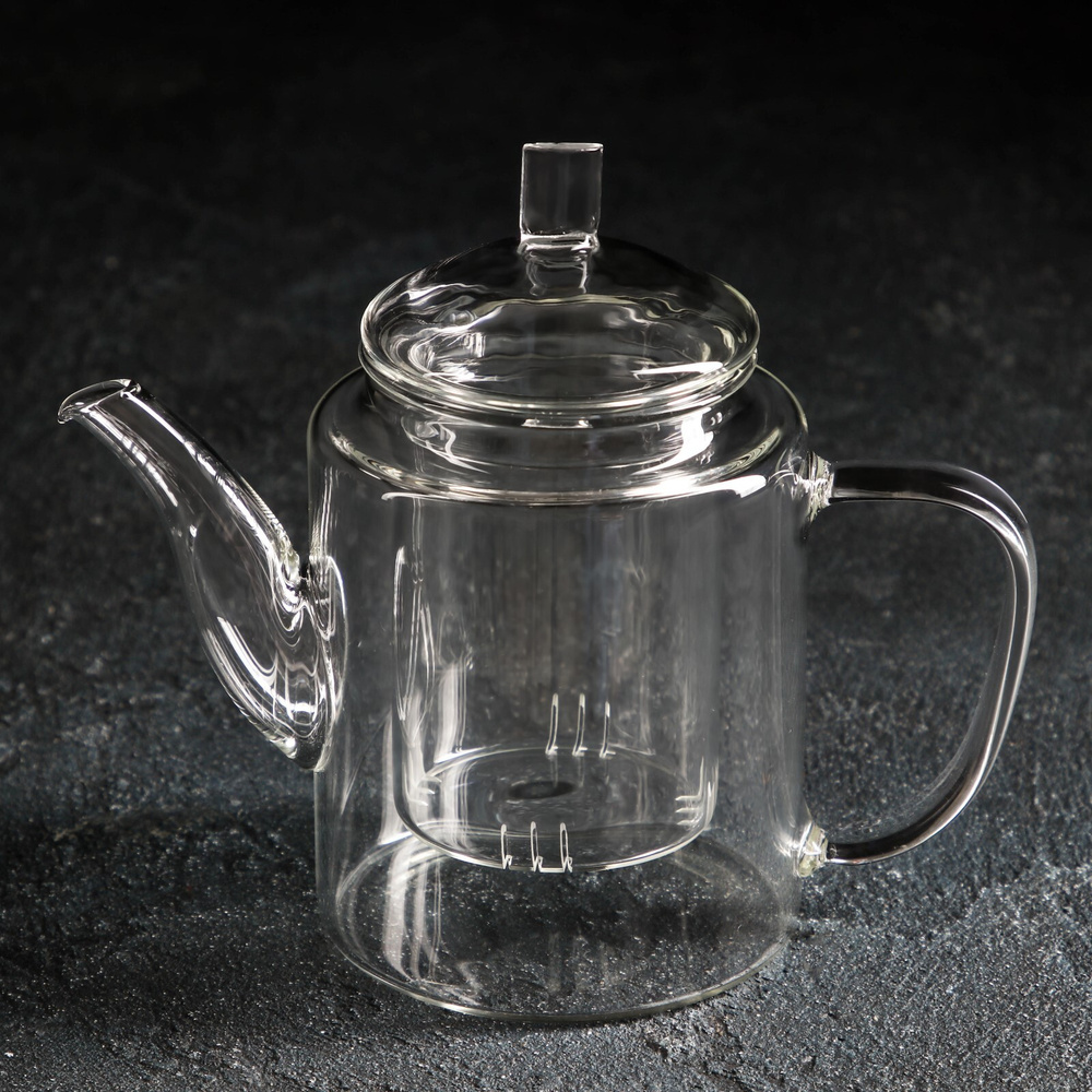 Чайник заварочный "Густав", объем 400 мл, со стеклянным ситом  #1