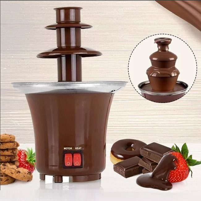 Фонтан шоколадный Фондю Mini Chocolate Fondue Fountain #1