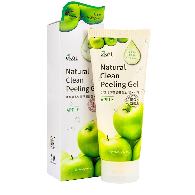 EKEL Natural Clean peeling gel Apple Пилинг-скатка с экстрактом зеленого яблока 180мл  #1
