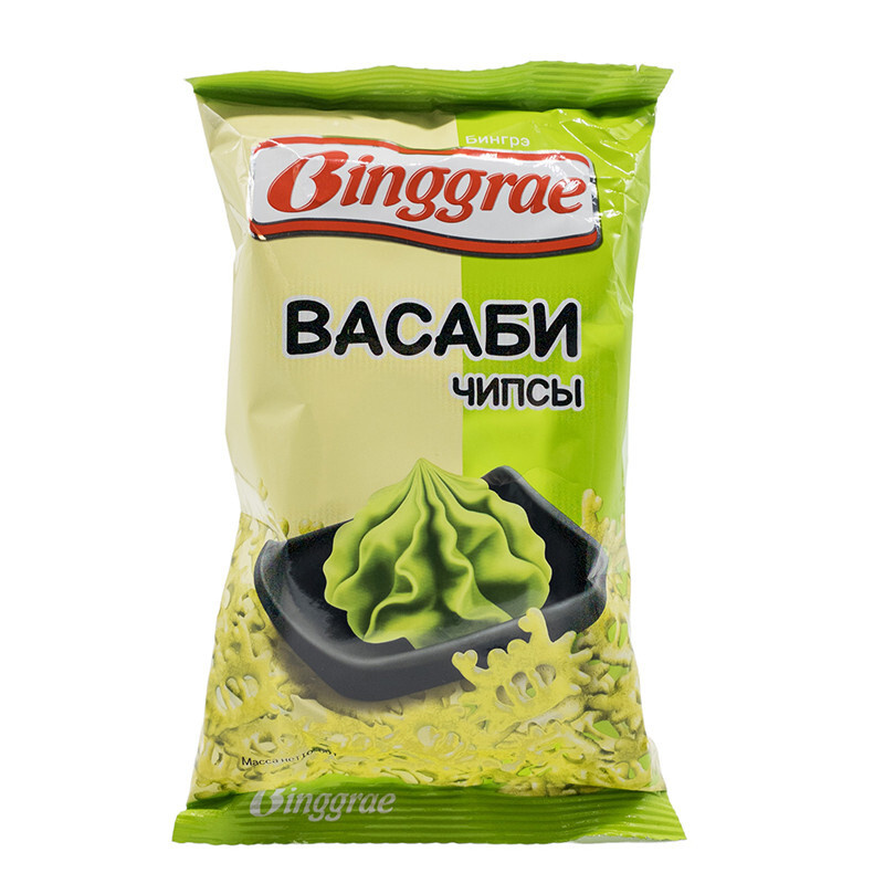 Binggrae Чипсы Васаби, 50 г #1