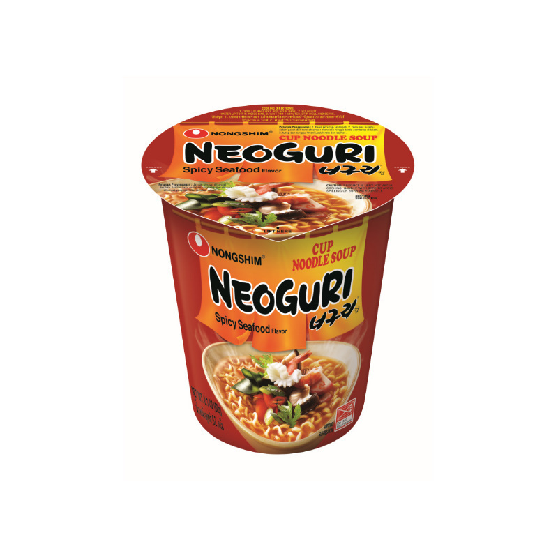 Лапша быстрого приготовления острая со вкусом морепродуктов Nongshim ...