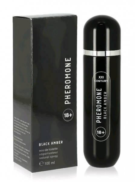 XXI CENTURY men (100) PHEROMONE - BLACK AMBER Туалетная вода с феромонами 100 мл.  #1