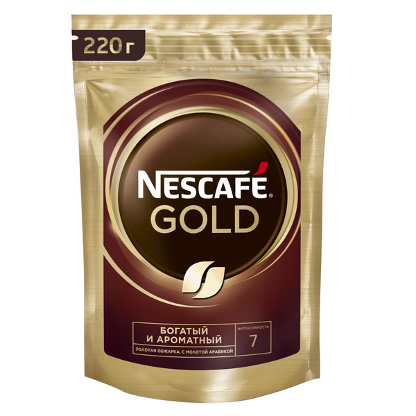 Кофе растворимый NESCAFÉ Сублимированный 220г. 1шт. #1