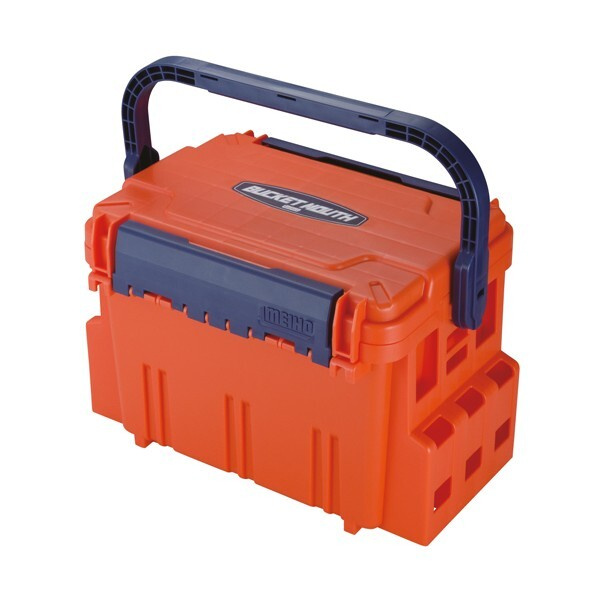 Ящик для хранения рыболовных снастей Meiho BUCKET MOUTH BM-5000 Orange 440x293x293  #1