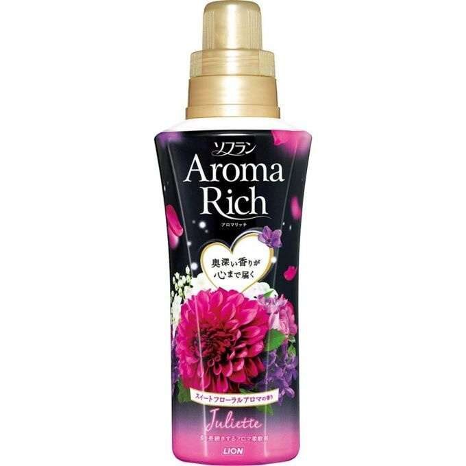 LION Японский кондиционер для белья Aroma Rich Juliette с богатым ароматом натуральных масел (женский #1