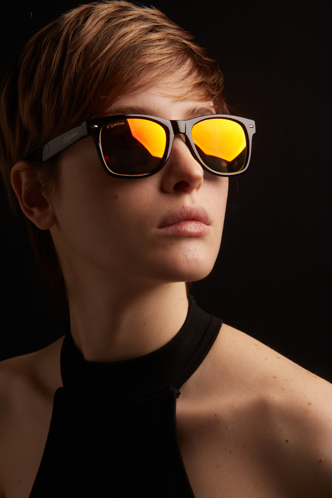 ElC Wayfarer Gold Mirror/ Очки солнцезащитные женские,мужские/ очки солнце защитные мужские/очки от солнца/ #1