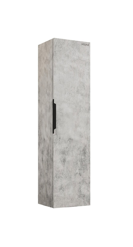 Шкаф-колонна Grossman Кросс 30 подвесной бетон 303006 #1