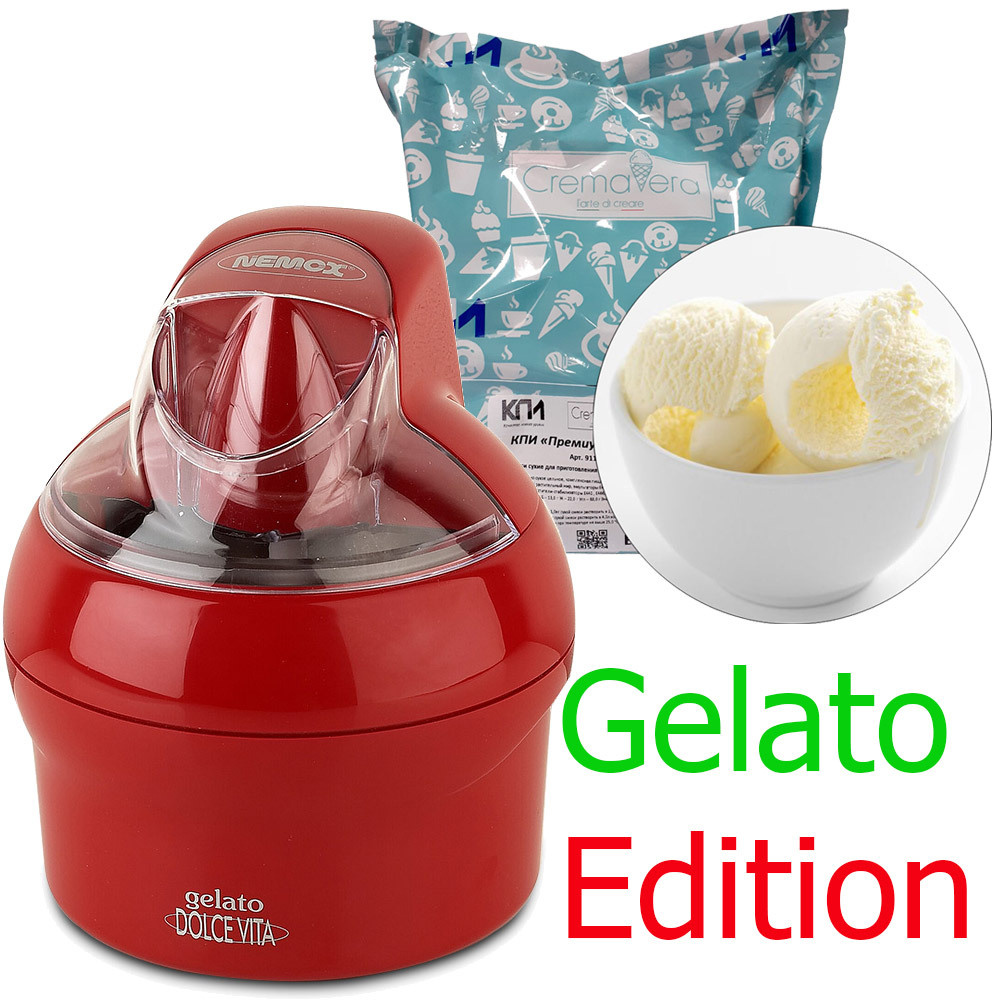 Мороженица Nemox Dolce Vita 1.1L Rosso Gelato Edition #1