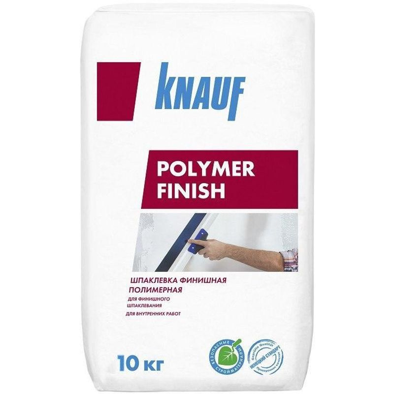 Шпаклевка полимерная KNAUF Polymer Finish, белая, 10кг #1