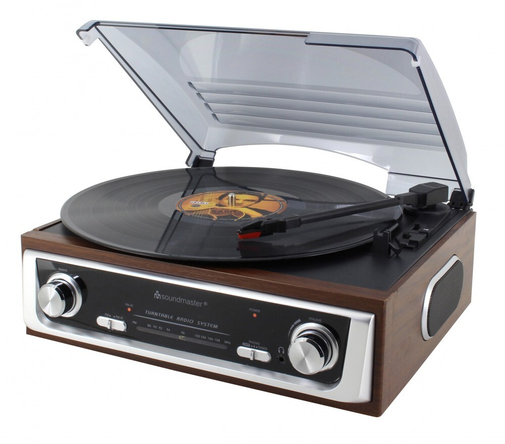 Проигрыватель виниловых дисков Soundmaster PL196H "Nostalgic Record Player"  #1