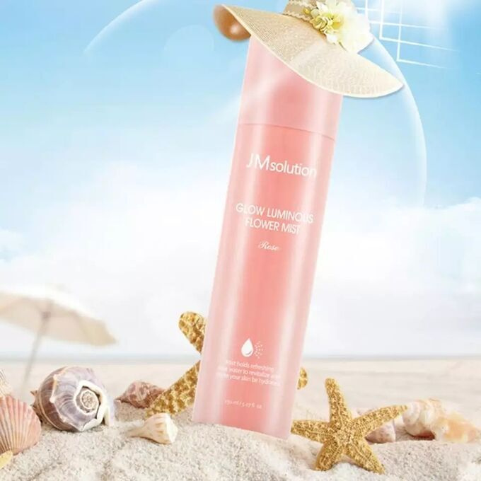 JMSolution ОМОЛАЖИВАЮЩИЙ СОЛНЦЕЗАЩИТНЫЙ СПРЕЙ С РОЗОЙ GLOW LUMINOUS FLOWER SUN SPRAY ROSE SPF50+ PA++++,180 #1