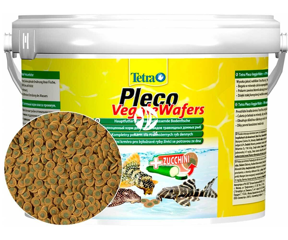 Корм для донных рыб Tetra pleco veggie wafers 3,6л 281882 #1
