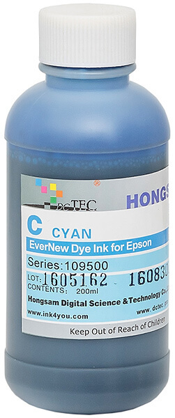 Чернила DCTec водорастворимые Epson Pro7900 EverNew Cyan (голубой) 200 мл  #1