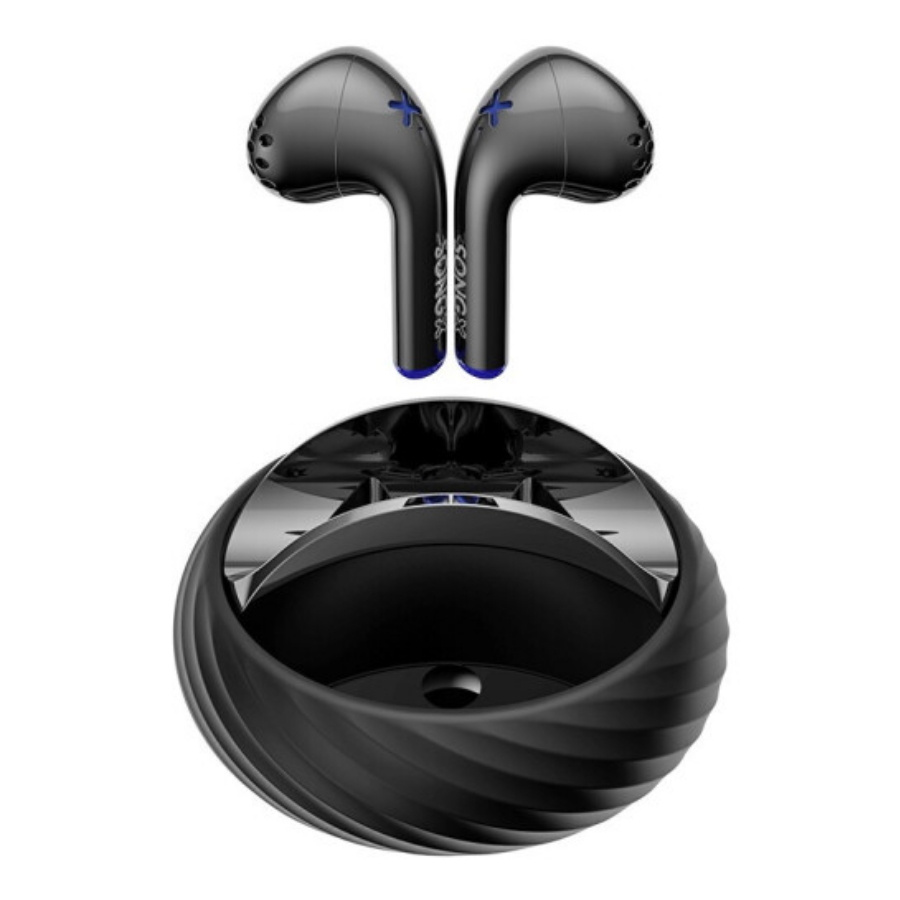 Беспроводные наушники SONGX AIR SX08 TWS True Wireless Earbuds Black #1