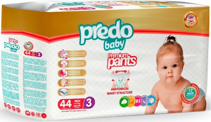 Подгузники-трусики Predo Baby 3 4-9кг 44шт #1