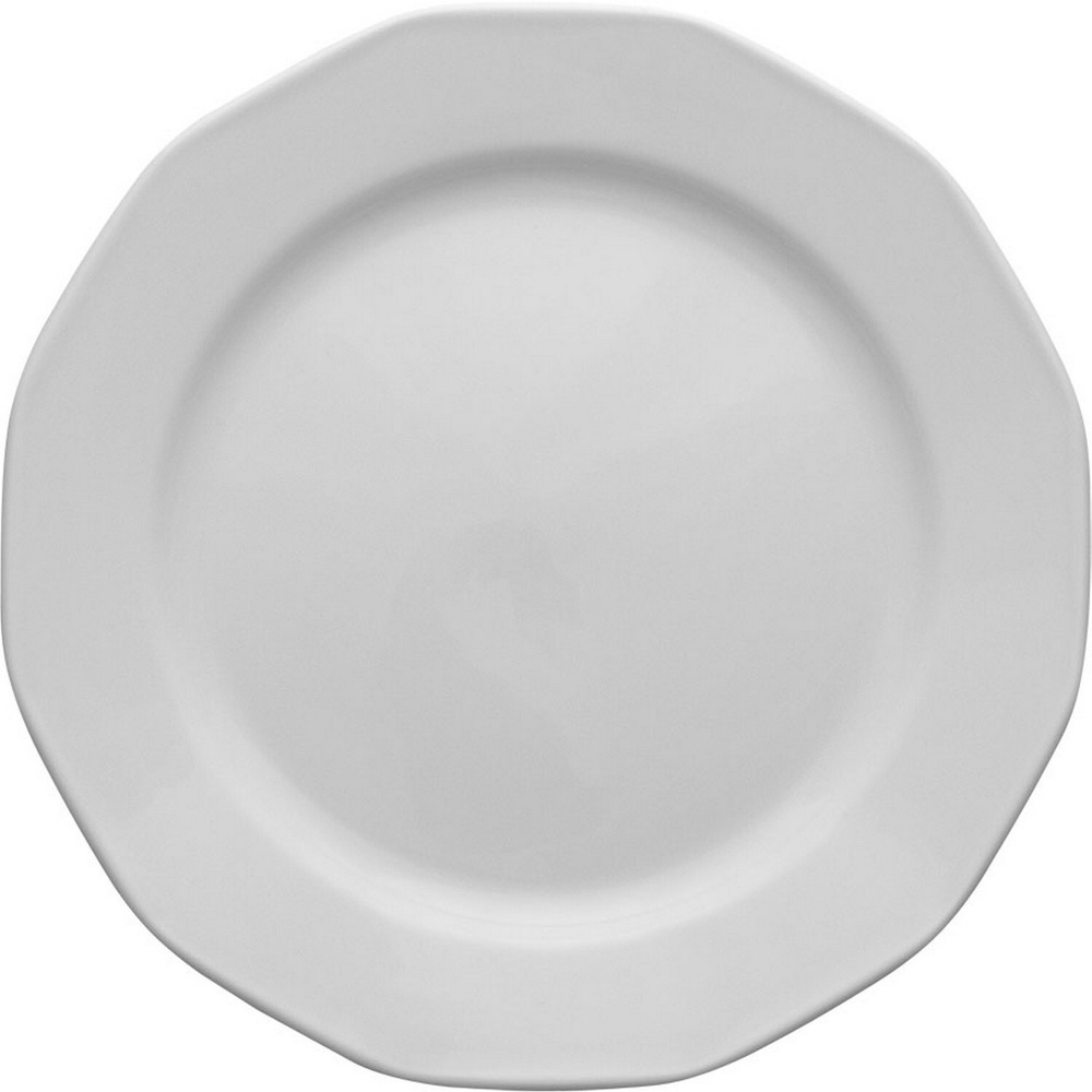 Блюдо Lubiana Меркури 305х305х25мм, фарфор, белый #1
