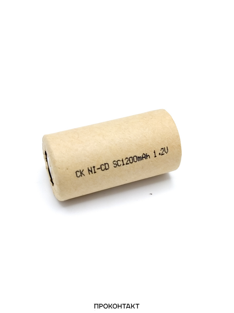 Аккумулятор Ni-Cd SC, 1200mAh, 1.2V, картонная оболочка #1