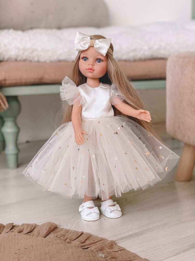Платье бальное IVORY для куклы Paola Reina 32 см (Паола Рейна) без обуви  #1