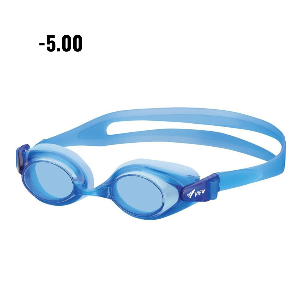 Очки для плавания детские с диоптриями VIEW Quick&Easy V-740JA BL (-5.00)  #1