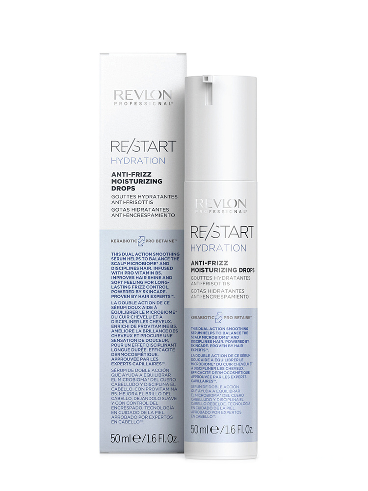 REVLON PROFESSIONAL Капли увлажняющие RESTART HYDRATION для смягчения волос, 50 мл  #1