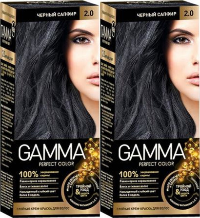Gamma Краска для волос, 60 мл #1