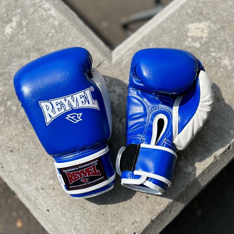 Боксерские перчатки Reyvel beginning синие 10 oz #1