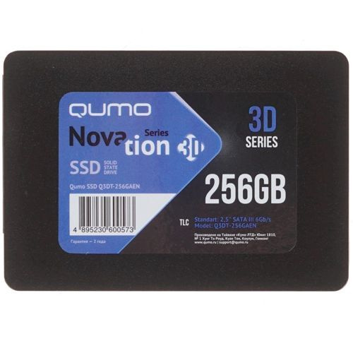 QUMO 256 ГБ Внутренний SSD-диск Novation 3D Q3DT-256GAEN (Q3DT-256GAEN) #1