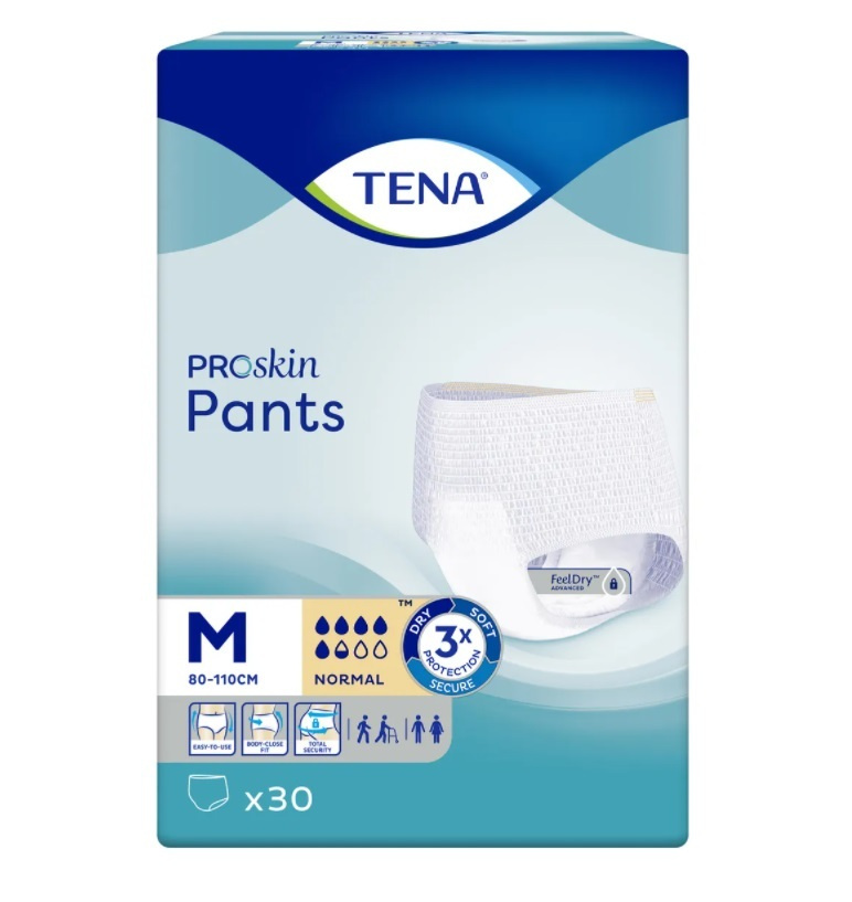 Подгузники-трусы для взрослых TENA Pants Normal M, 30 шт. #1