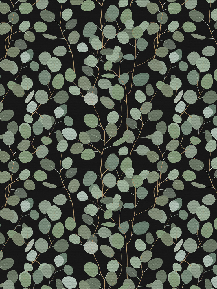 Отрезная ткань для мебели Ambesonne "Ночные лианы" метражом для рукоделия и шитья, оксфорд, 155 см  #1