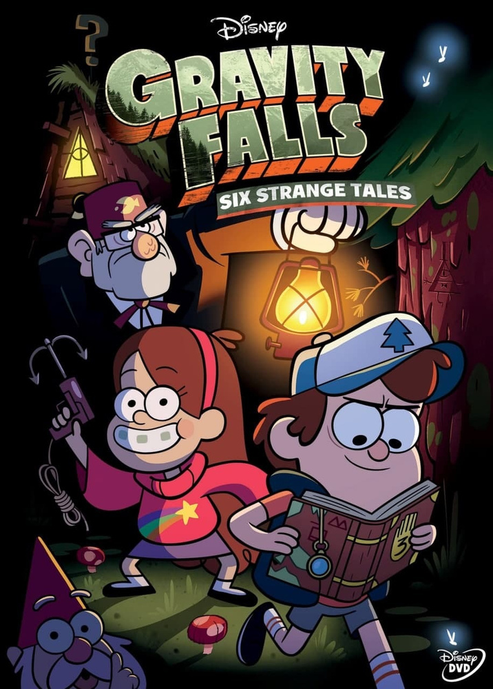 плакат, постер Гравити Фолз (Gravity Falls, 2012-2016г) на холсте, размер 60х84см  #1