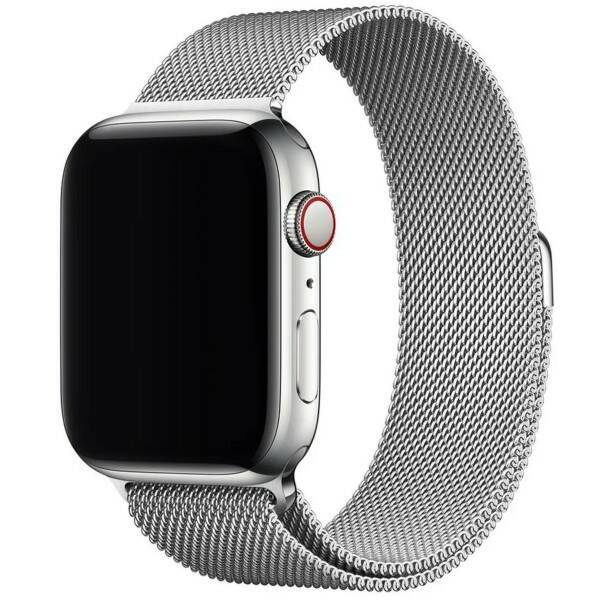 Металлический ремешок для умных смарт часов Apple Watch миланская петля 38-40-41 мм/series 1-7 и SE 38-40-41 #1