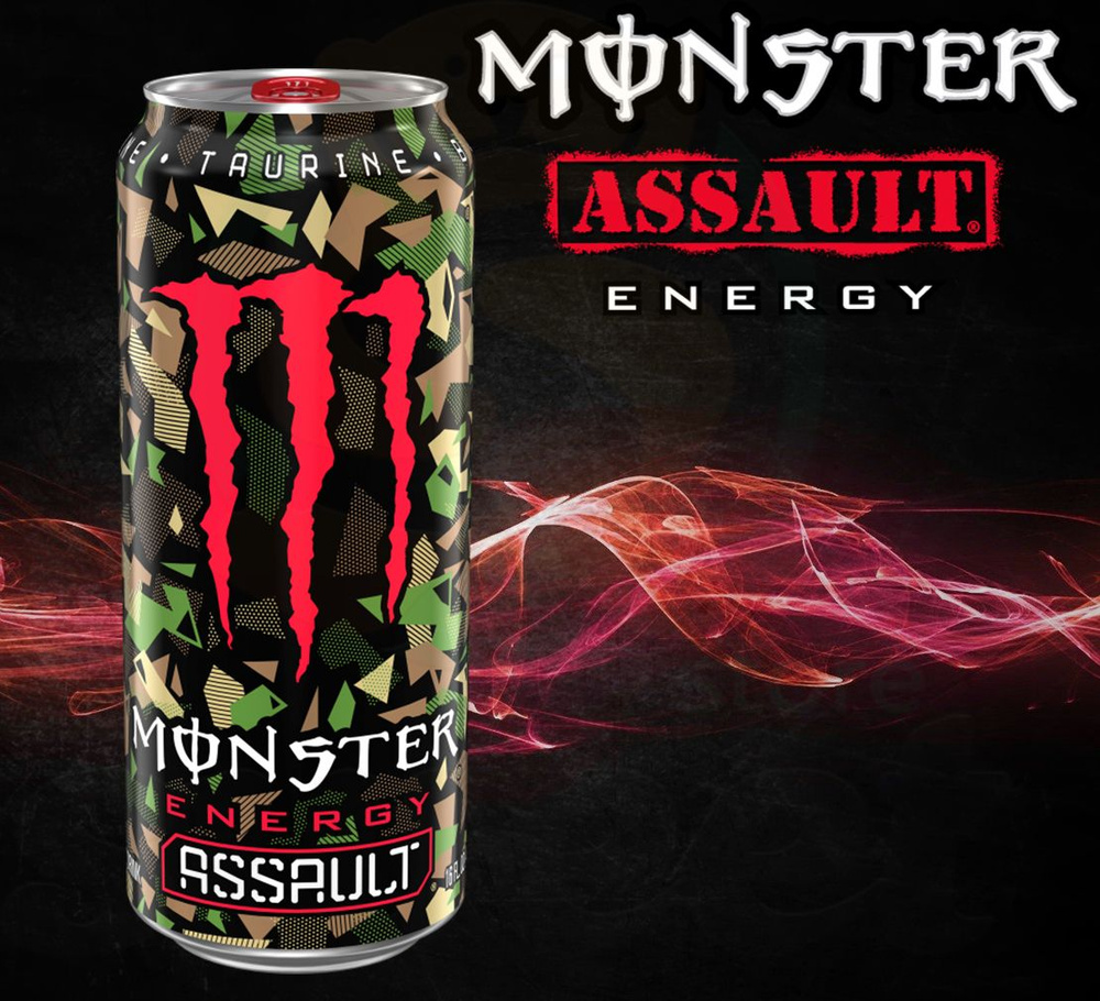 Энергетик Monster Energy Assault 500мл из Европы #1