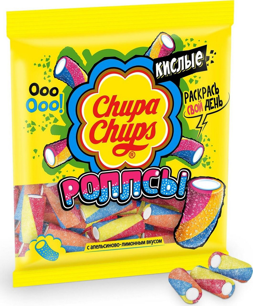 Мармелад Chupa Chups Мини трубочки, 70 г #1