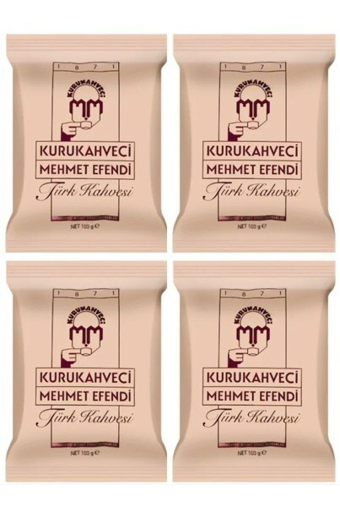 Турецкий кофе Mehmet Efendi молотый, набор 4 шт. по 100 гр. #1
