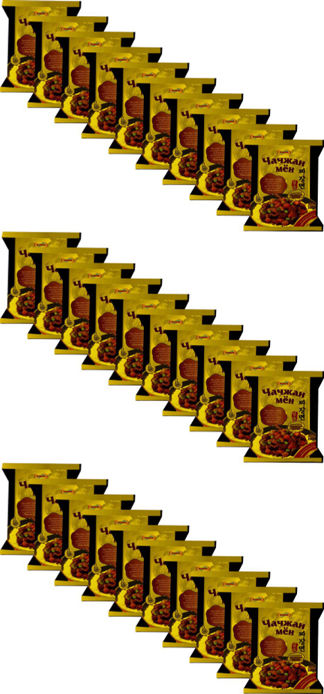 Лапша Доширак корейская быстрого приготовления Чачжан Мён, комплект: 30 упаковок по 200 г  #1