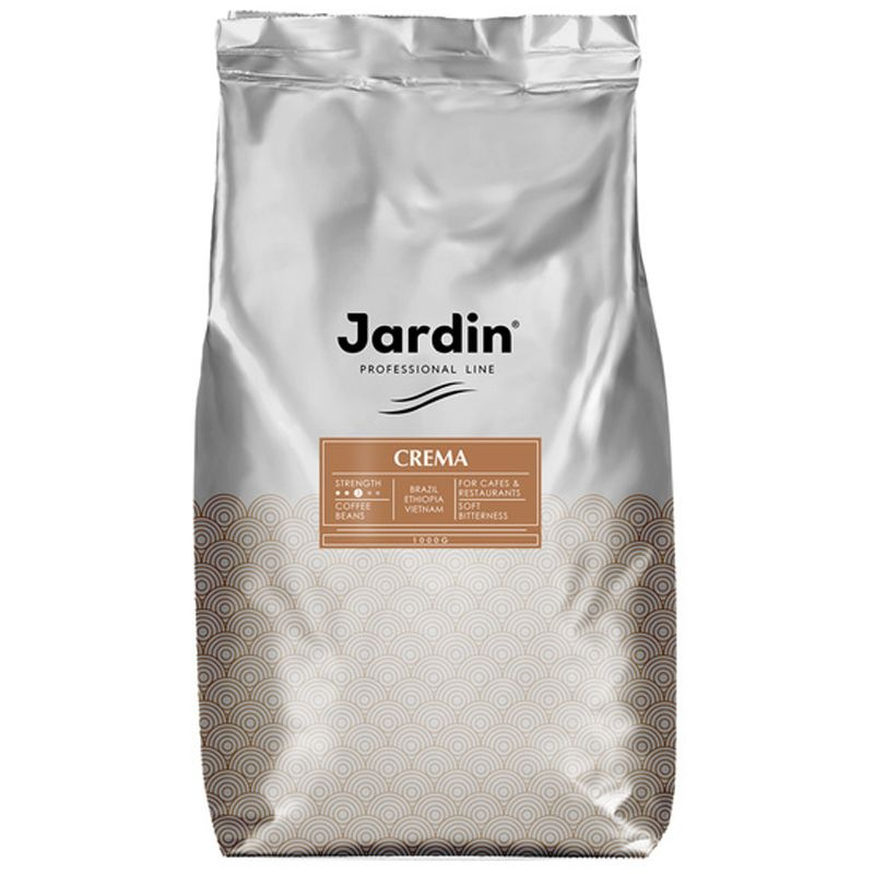 Кофе в зернах Jardin "Crema", вакуумный пакет, 1кг #1