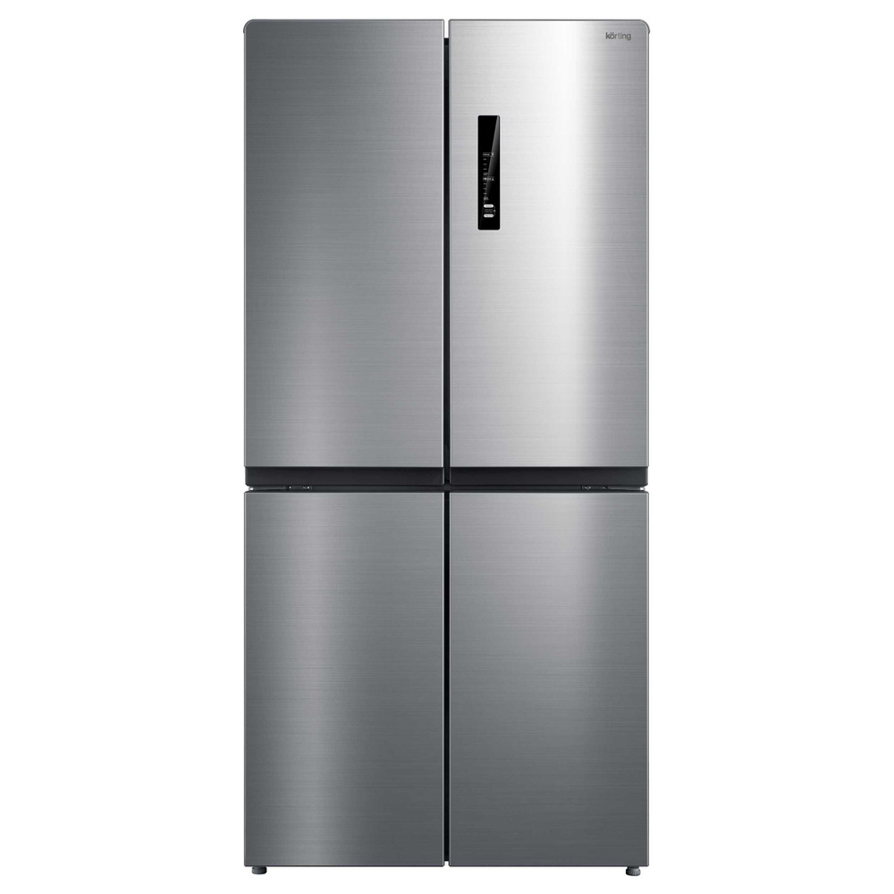 Холодильник Korting KNFM 81787 X, трехкамерный, А, 450 л, морозилка 153 л, нержавеющая сталь  #1