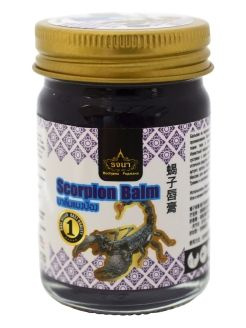 Тайский бальзам Rochjana с ядом скорпиона (Scorpion Balm) 50гр. #1