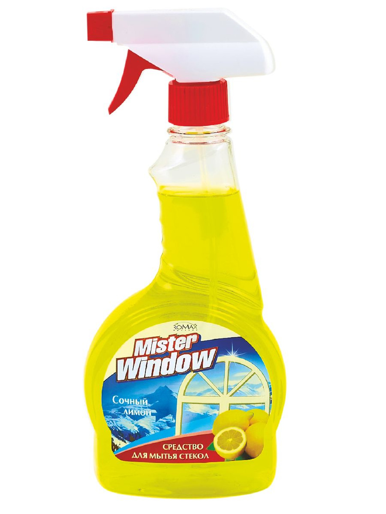 ROMAX Средство для мытья окон Mister Window сочный лимон 500мл #1