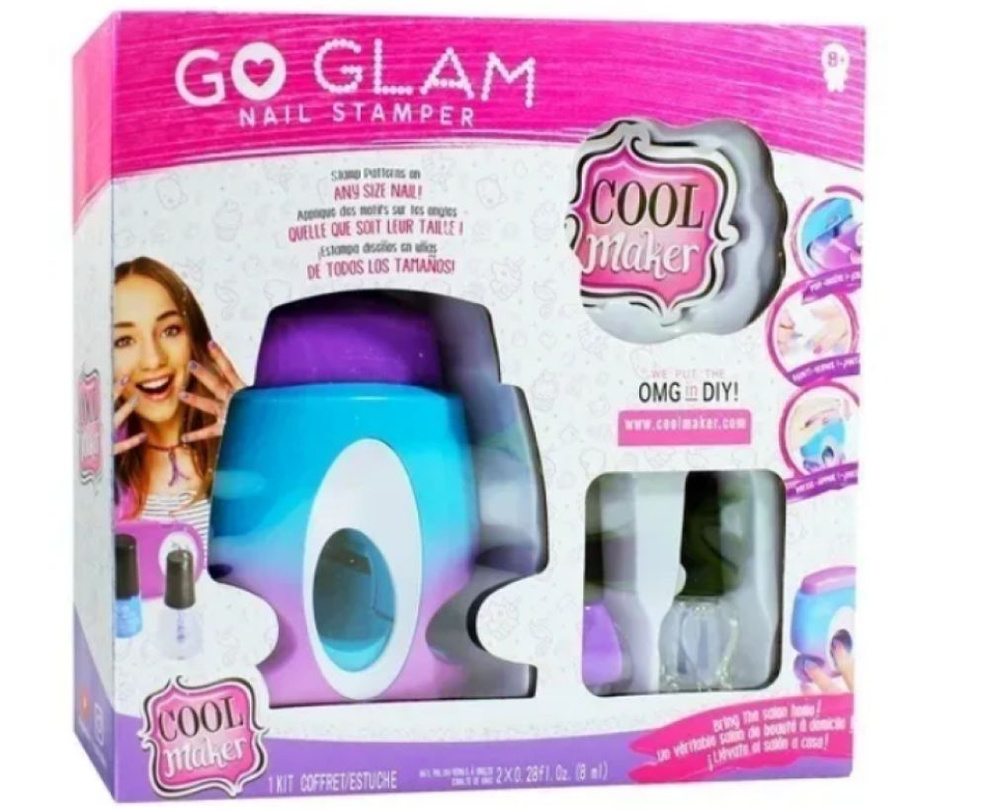 Go Glam Маникюрный набор для девочек с принтером для ногтей  #1