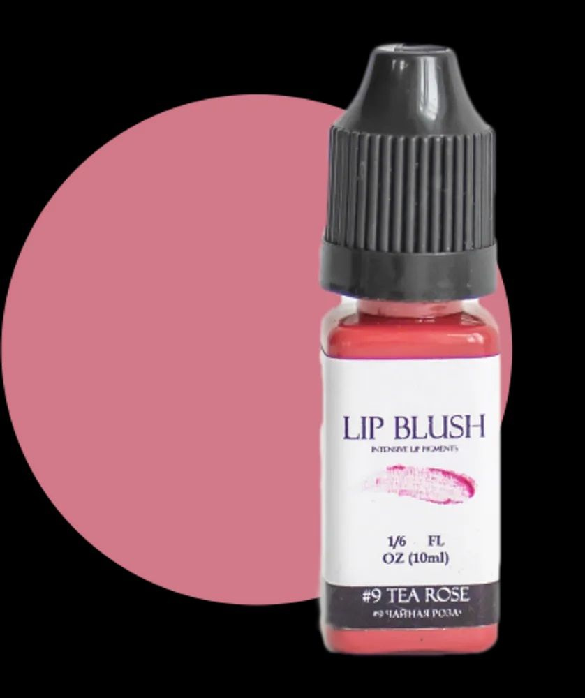 Пигмент для перманентного макияжа LIP BLUSH #9 TEA ROSE Чайная роза, 10 мл  #1