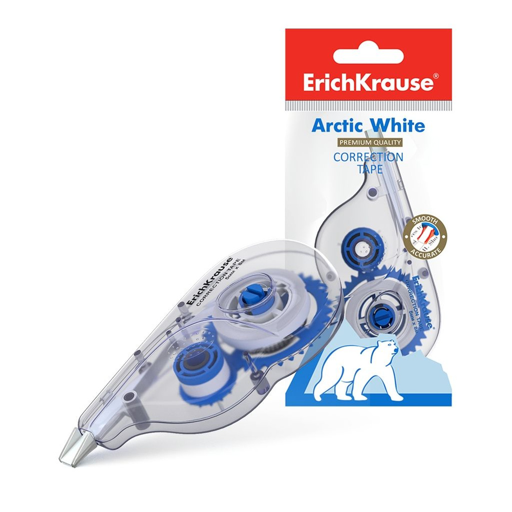 Корректирующая лента ErichKrause Arctic white, 5мм х 8м (в пакете по 1 шт.)  #1