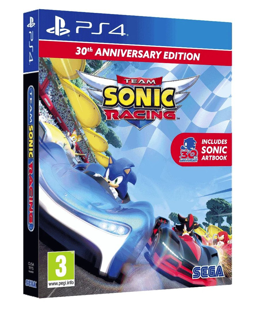 Игра Team Sonic Racing 30th Anniversary Edition для PS4, русская версия  (PlayStation 4 купить по низкой цене с доставкой в интернет-магазине OZON  (728893064)