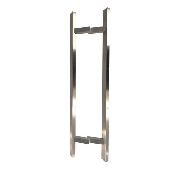 Ручка дверная из нержавеющей стали для двери или калитки. р-р 20x40x800 мм (AISI 304) двусторонняя  #1