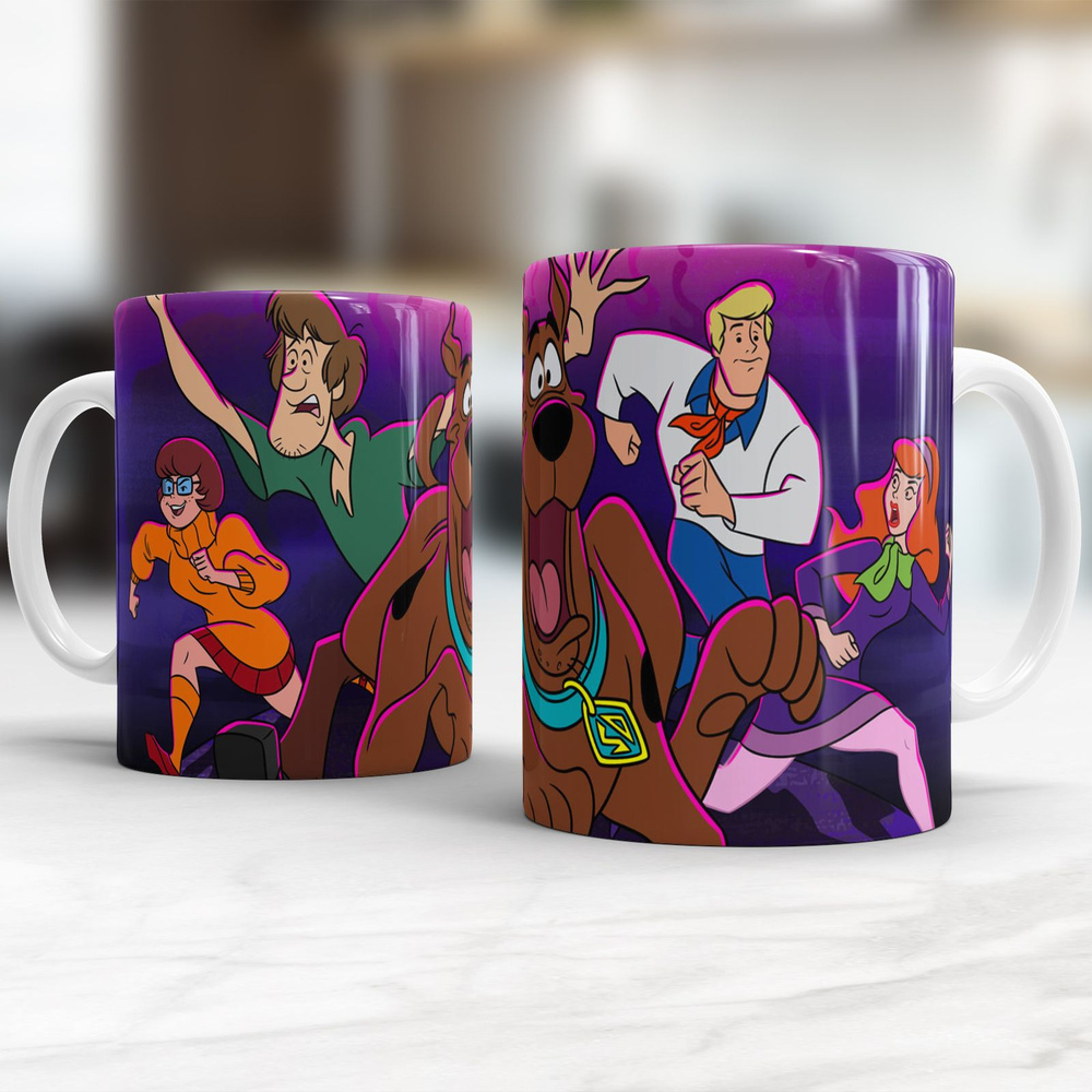 Кружка для чая и кофе с принтом Скуби Ду мультсериал Scooby Doo  #1