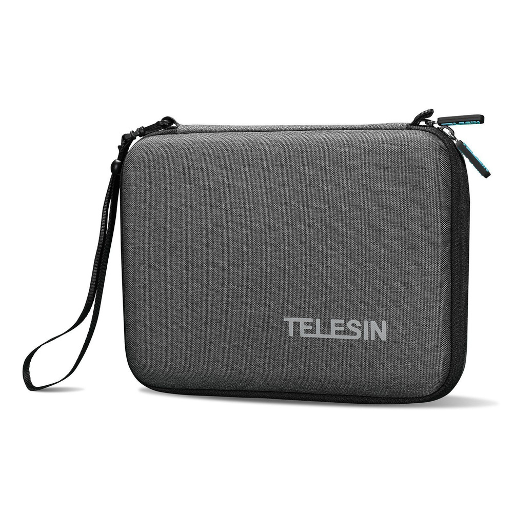 Средний кейс Telesin для перевозки и хранения GoPro HERO9/10/11 Black и аксессуаров, серый (22x17x6 см) #1