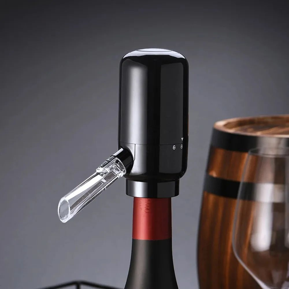 Электрический аэратор Electric wine Aerator Dispenser черный / диспенсер / винная система розлива / для #1