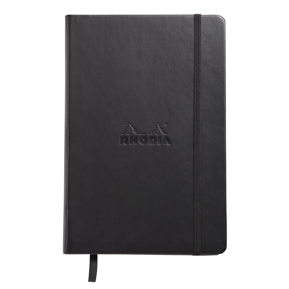 Записная книжка Rhodia Webnotebook в твердой обложке, A5, нелинованная, 90 г, Черный  #1