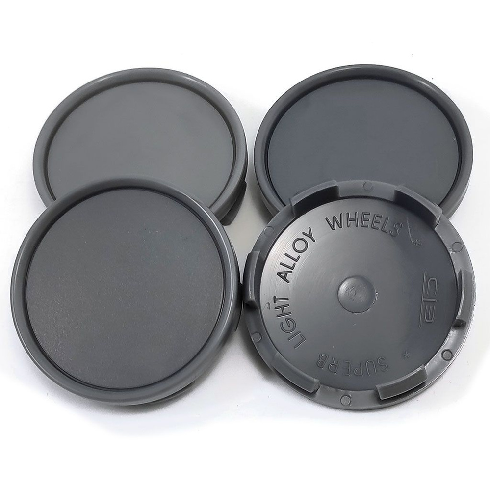 Колпачки на литые диски 60/56/10 мм комплект-4 шт / Заглушки ступицы для дисков Tech Line Техлайн и др #1