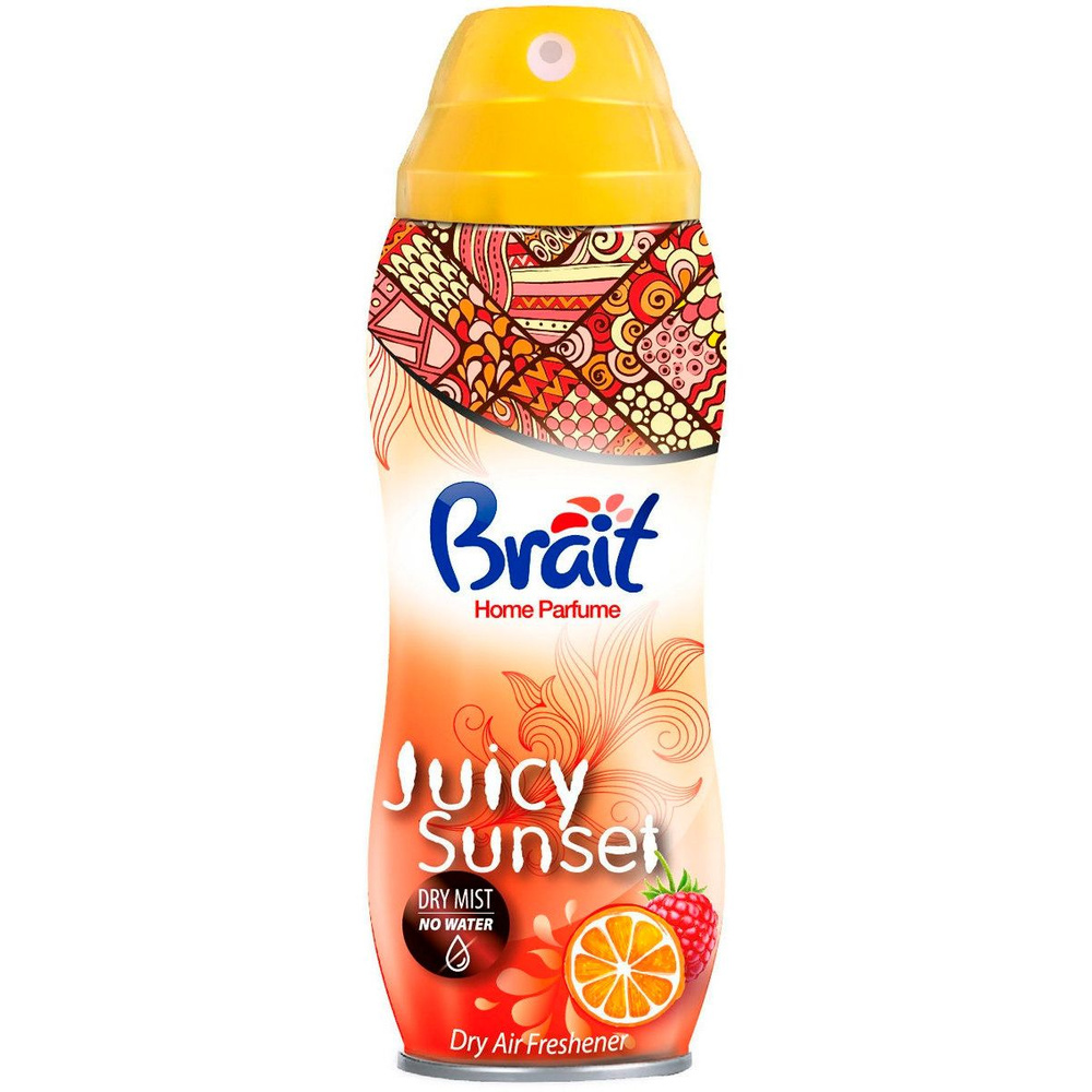 Brait Освежитель воздуха JUICY SUNSET, сухой, аромат Фруктово-цветочный (300 мл)  #1